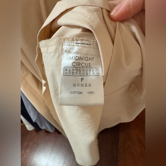 Floral Embroidered Cream Dress - Picture 7 of 9